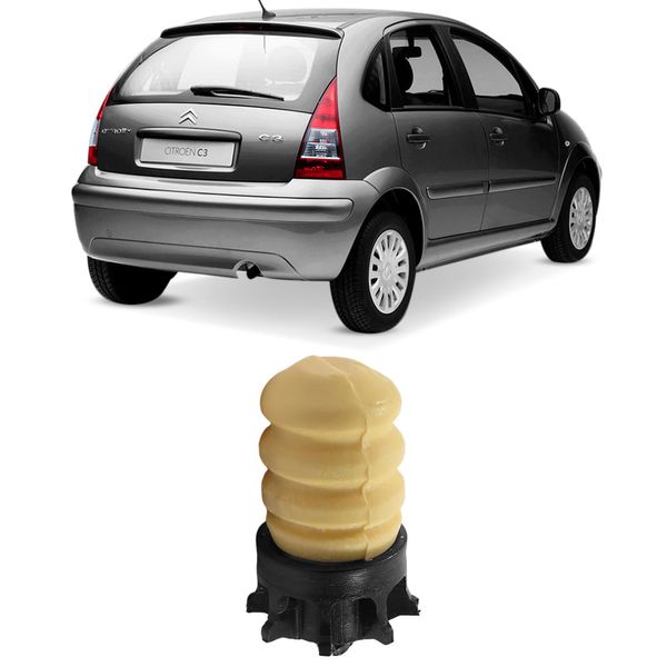 Batente Amortecedor Traseiro Citroën C3 2003 2012 Sampel SK859S