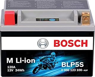 BOSCH BLP5S, Grupo 5, bateria esportiva de lítio, 120CA 12V para motocicleta, ATV/UTV, 4 rodas, snowmobile, embarcações pessoais, scooter e jet skis