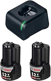 Bosch Kit Carregador bateria GAL 12V-20 e 2 Baterias 12V 2,0Ah