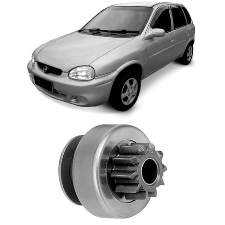 Bendix Impulsor Partida Chevrolet Corsa Renault Clio Volvo S40 V40 10 Dentes Zen