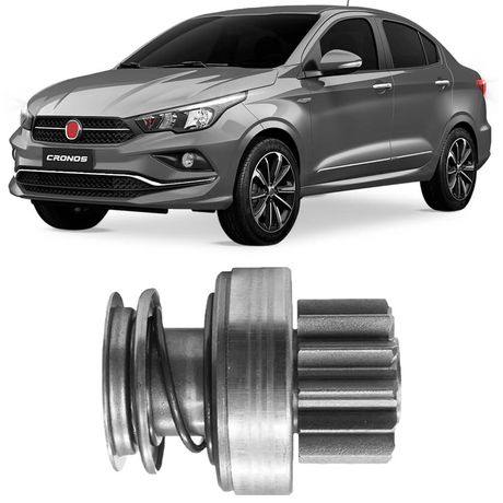 Bendix Impulsor Partida Fiat Cronos 1 3 8V 2017 2024 13 Dentes Seg Automotive 1006210516