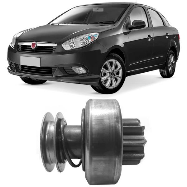 Bendix Impulsor Partida Fiat Grand Siena 2012 2018 Bosch