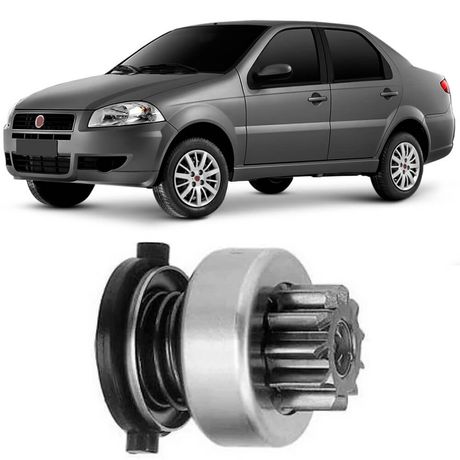 Bendix Impulsor Partida Fiat Siena 2000 2016 Bosch
