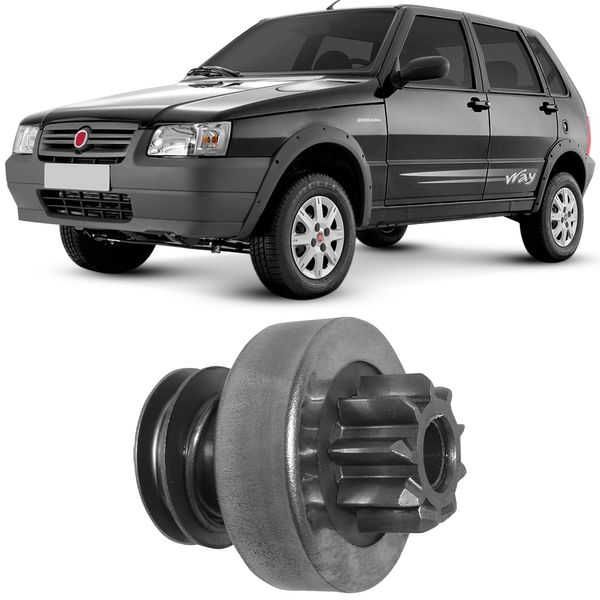 Bendix Impulsor Partida Fiat Uno 2010 2016 Bosch 1986SE1703
