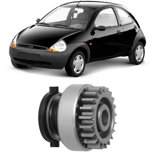 Bendix Impulsor Partida Ford Ka 1 3 8V 97 99 21 Dentes Zen 1156