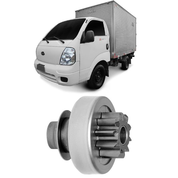 Bendix Impulsor Partida Kia Bongo Mitsubishi L200 Renault Master 10 Dentes Zen
