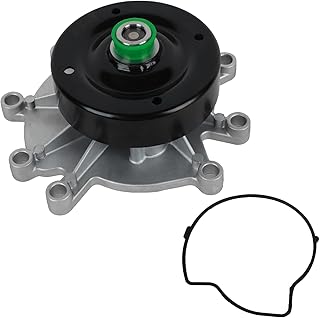 Kit de Bomba D'Água Aw7163 Atualizado, Impulsor de Alumínio Compatível com Chrysler Aspen, Dodge Dakota/Durango/Nitro/Ram 1500, Jeep Commander/Grand Cherokee/Liberty, Motor 3.7L V6 4.7L V8