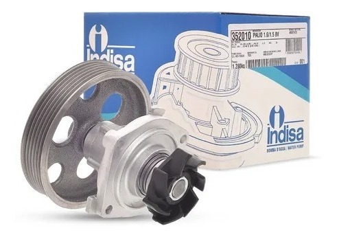 Bomba Água Fiat Fiorino 1 5 Palio 1 0 1 5 Strada 1 5 Indisa 352010