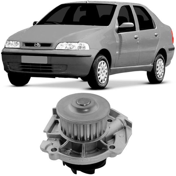 Bomba Água Fiat Siena 1 0 1 3 1 4 2000 2016 Schadek