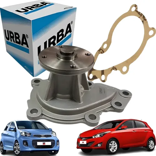 Bomba Água Hyundai HB20 HB20S 10 12V 3 Cilindros Urba UB0421 HB20S, UB0421