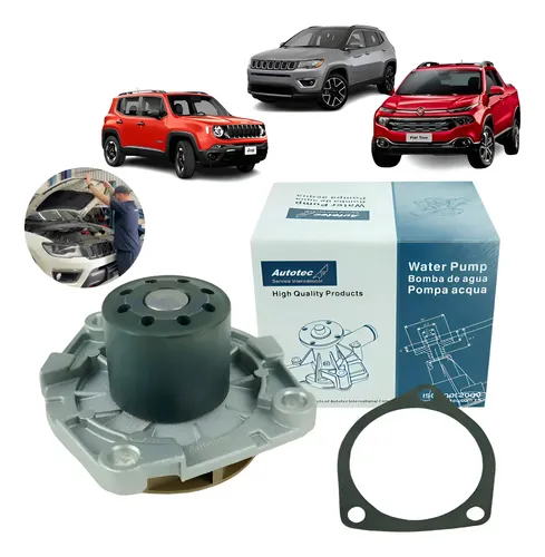 Bomba Água Jeep Compass Renegade 2 0 Fiat Toro 2 0 2016 2019 Nakata NKBA01782