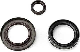 Conjunto de vedação de transmissão - compatível com Ford Fiesta/Fusion/Focus/B-Max/EcoSport 2011-2018, DPS6 6DCT250, vedação de saída do eixo de transmissão, vedação da bomba de óleo, vedação do eixo