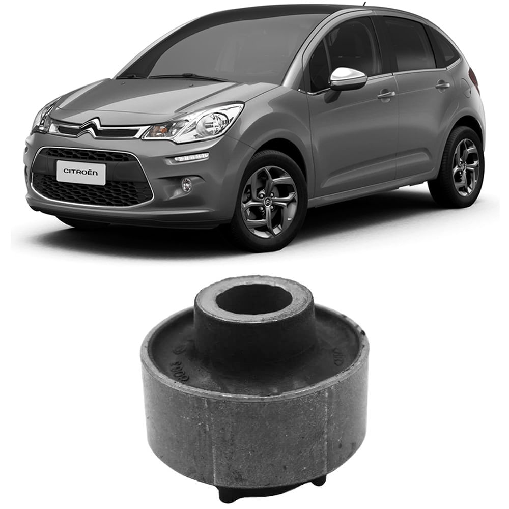 Bucha Bandeja Balança Citroën C3 2003 2012 Dianteiro Menor Sampel