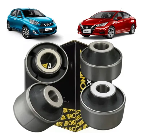 Bucha Bandeja Balança Dianteiro Nissan Kicks March Versa Sampel 8290