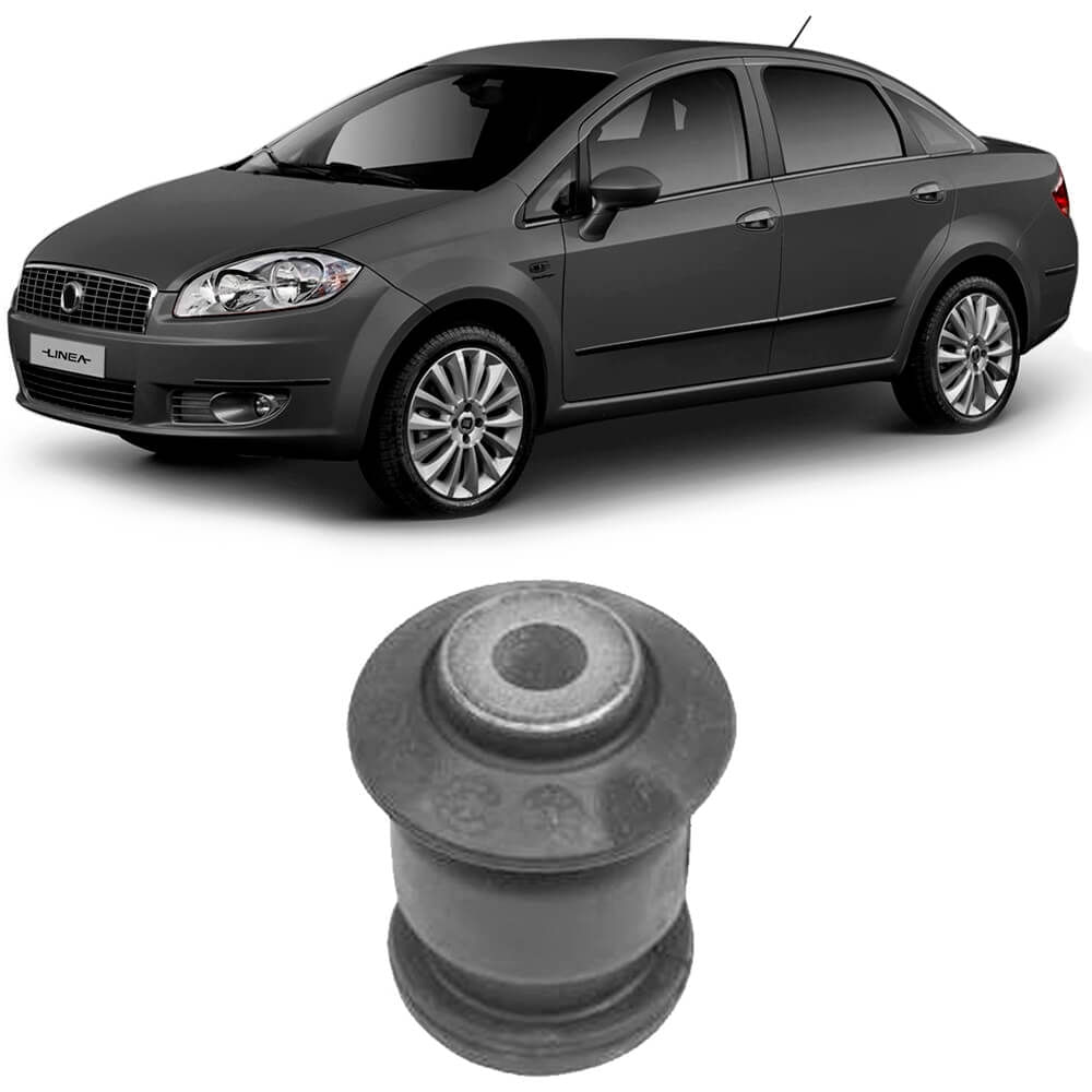 Bucha Bandeja Balança Fiat Linea 2009 2016 Dianteira Maior Sampel