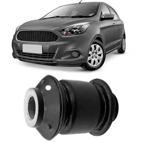 Bucha Bandeja Balança Ford Ka New Fiesta Dianteira Menor Sampel 2751