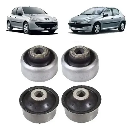 Bucha Bandeja Balança Peugeot 206 207 Traseiro Maior Mobesani MB5001