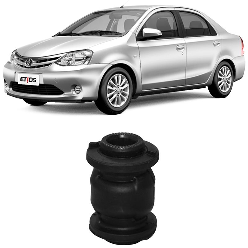 Bucha Bandeja Balança Toyota Etios 2013 2018 Dianteiro Menor Sampel