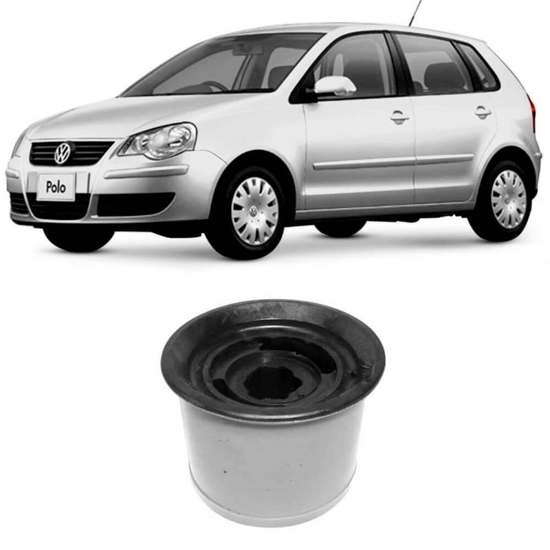 Bucha Bandeja Balança VW Polo 2002 2015 Dianteiro Menor Sampel