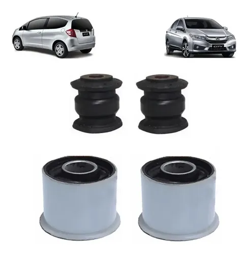 Bucha Bandeja Dianteira Honda Fit City 2008 2014