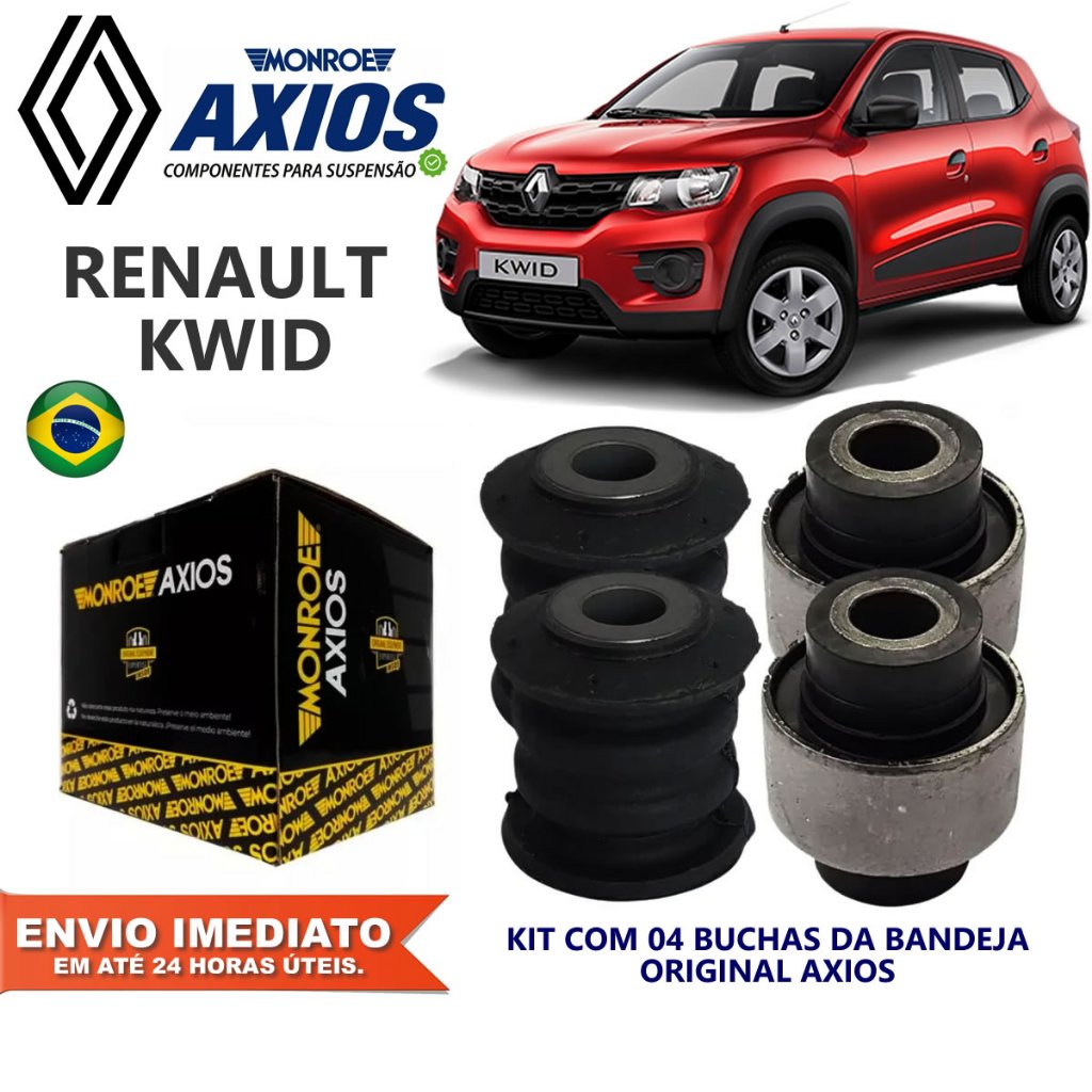 Bucha Bandeja Dianteira Renault Kwid 2017 2021 Direito Esquerdo