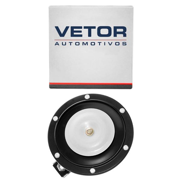 Buzina Automotiva Universal Bibi VT112 12V 123MM Vetor Universal Automotive