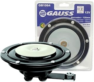 Buzina Disco Universal Carro Moto Onibus 125mm 12v Som Mercedes Gauss GB1064