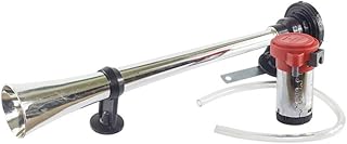 Buzina Automotiva Eletropneumática com 1 Corneta Cromada Compressor 12v Marítima
