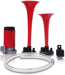 Buzina Eletropneumática 2 Cornetas 12V Vetor VT042