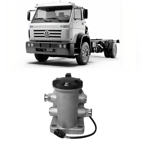 Cabeçote Filtro Diesel Racor Bomba Elétrica 12V VW Worker 13180 15180 2005 2011