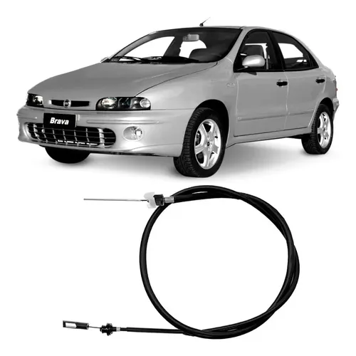 Cabo Embreagem Fiat Brava 1 6 99 2001 1480 Mm Tuba 6420 1480, 6420