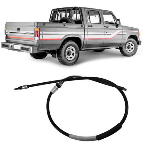 Cabo Freio 1270MM Chevrolet A20 C20 D20 Traseiro Motorista Tuba 7259