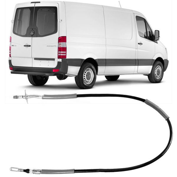 Cabo Freio 1525 Mm Mb Sprinter 412 413 Cdi 2001 2012 Traseiro Passageiro Tuba