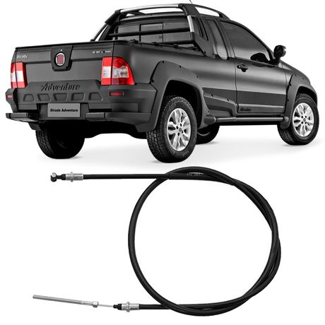 Cabo Freio 1720MM Fiat Strada 99 2009 Traseiro Motorista Iks 3234