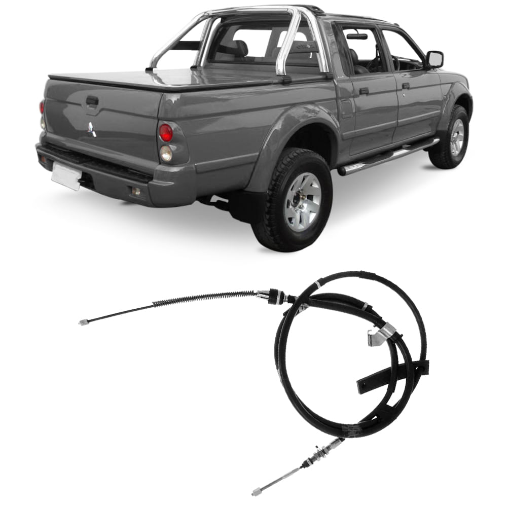 Cabo Freio 2325 Mm Mitsubishi L200 4X4 98 2012 Traseiro Passageiro Tuba