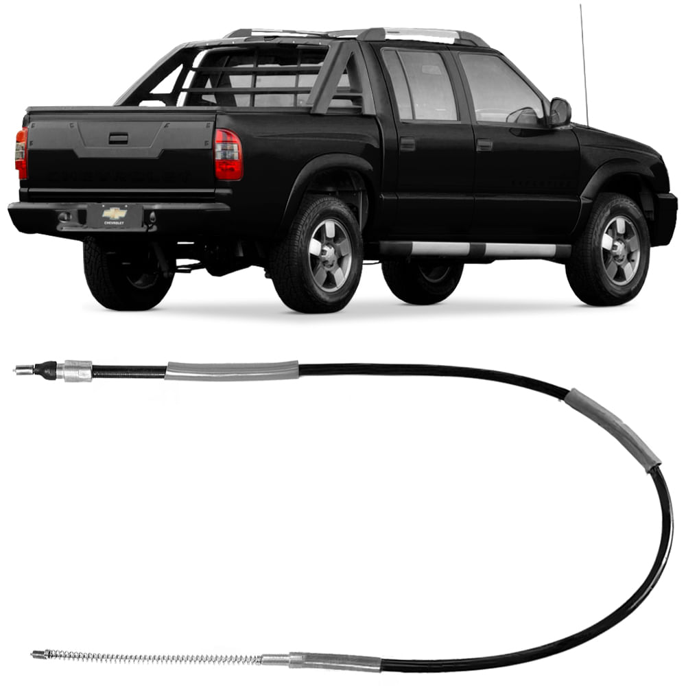 Cabo Freio 2754 Mm Chevrolet S10 97 2012 Traseiro Passageiro Tuba 7246