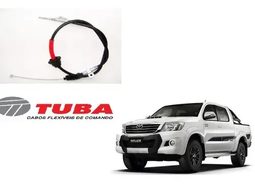 Cabo Freio Dianteiro 1285MM Hilux 2005 2015 Tuba 11110