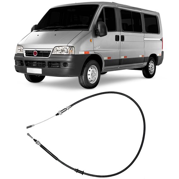 Cabo Freio Dianteiro 1640MM Fiat Ducato 2013 2022 Tuba 6349