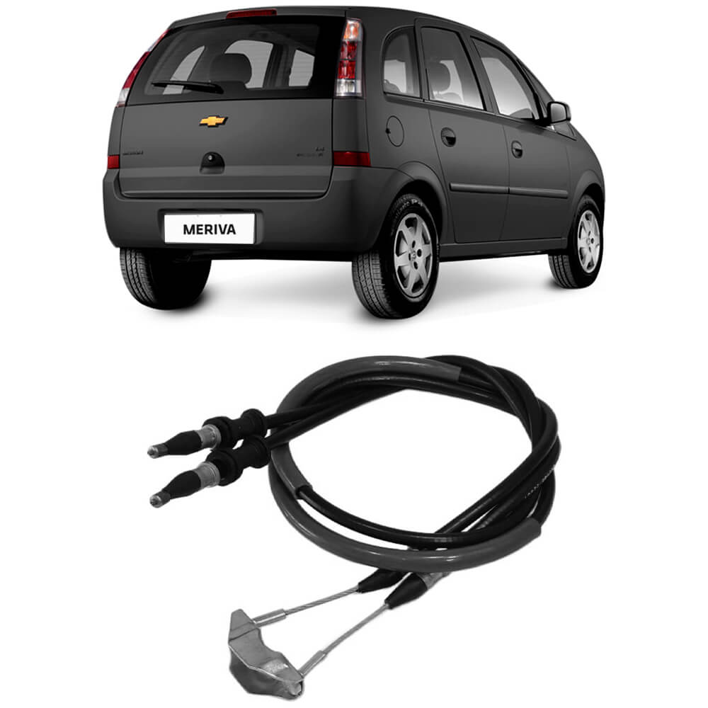 Cabo Freio Traseiro Chevrolet Meriva 2003 2012 1280MM Tuba 7272