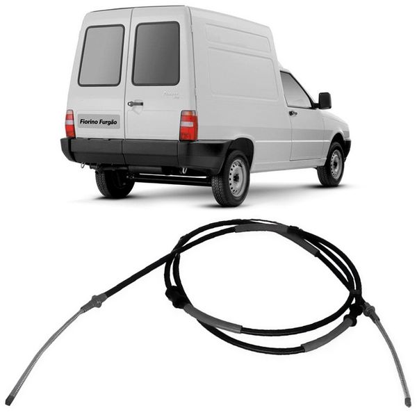 Cabo Freio Traseiro Fiorino Ambulancia Furgao Pick Up 94 2004 Tuba 6037
