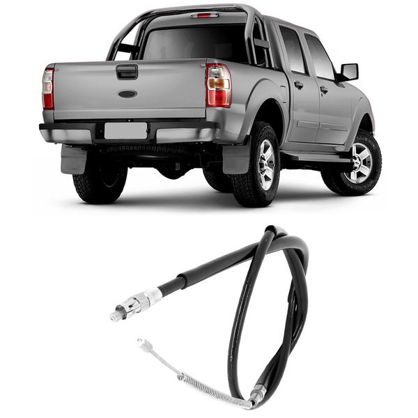 Cabo Freio Traseiro Motorista Ford Ranger 2005 2009 Tuba 8647