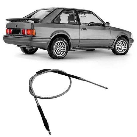 Cabo Freio Traseiro Passageiro Ford Escort 83 92 1320MM Tuba 8602