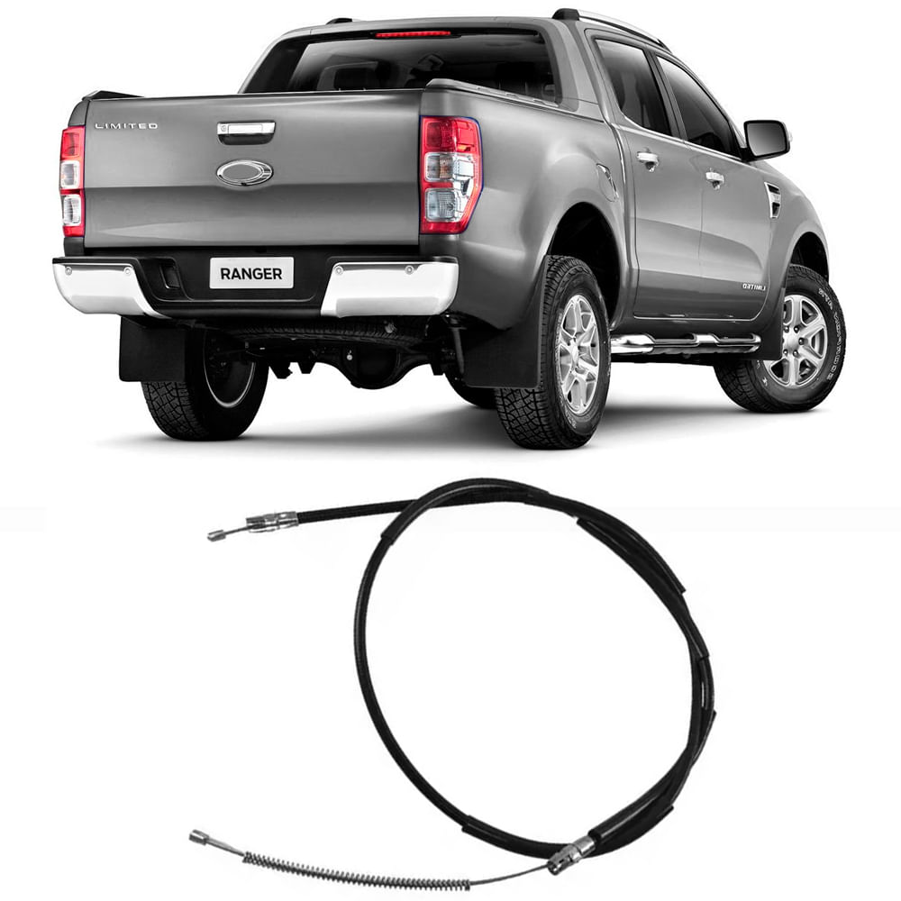 Cabo Freio Traseiro Passageiro Ford Ranger 2009 2023 Tuba 8651