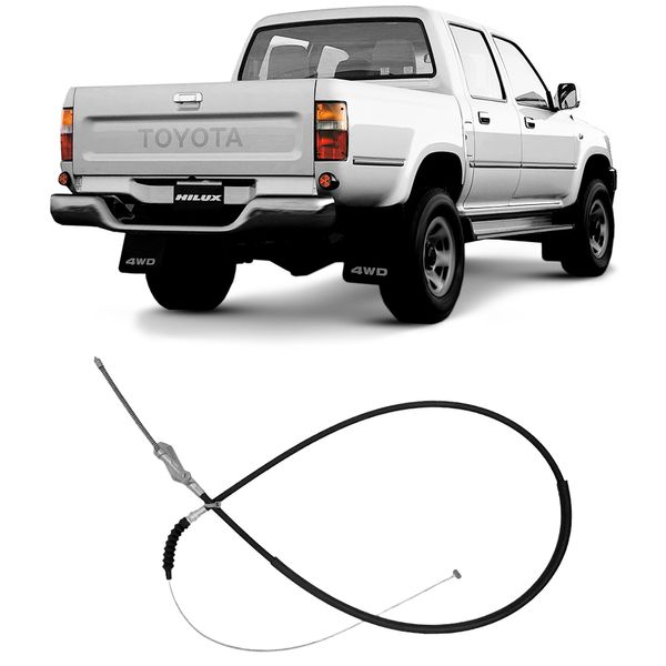 Cabo Freio Traseiro Passageiro Hilux 2 5 4X4 4X2 95 2004 Tuba 11111