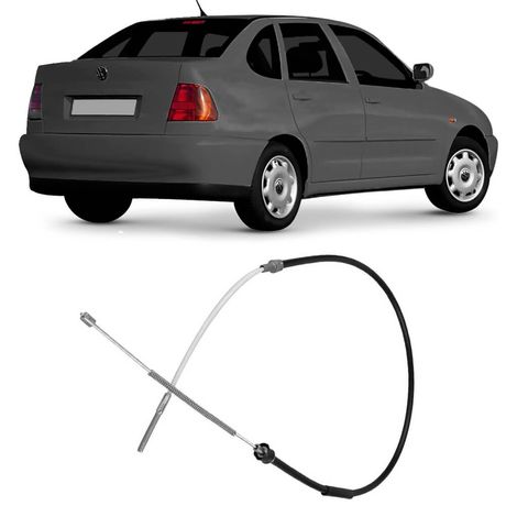 Cabo Freio Traseiro VW Polo Classic 99 2000 Argentino 1522MM Tuba 5404