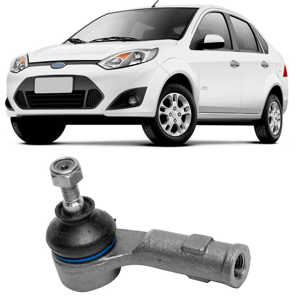 Caixa Direção Mecânica Ford Fiesta 2002 2014 Terminal Viemar 660017