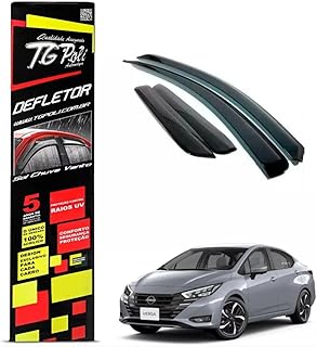 CALHA DE CHUVA INTERIÇA/SLIM COMPATÍVEL COM NISSAN VERSA 21/24 4P