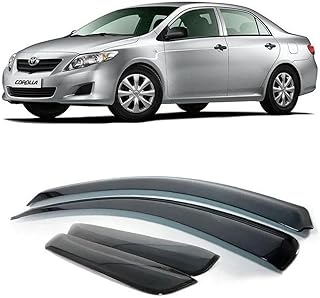 Calha de Chuva Acrilica Adesiva Toyota Corolla Sedan 2008 a 2014 4 Portas