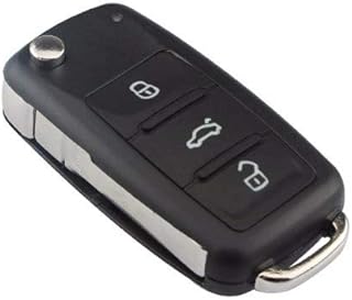 Chave Canivete Compatível com VW Gol Golf Voyage Polo Fox Amarok UP GVI G6 3B Lamina Emblema