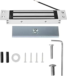 Força De Retenção De 180 Kg,Fechadura Magnética DC 12V, Controle De Acesso De Fechadura Elétrica E Fechadura Magnética De Porta De Metal, Fechadura De Porta à Prova De Fogo, Fechadura Elétrica De Alt